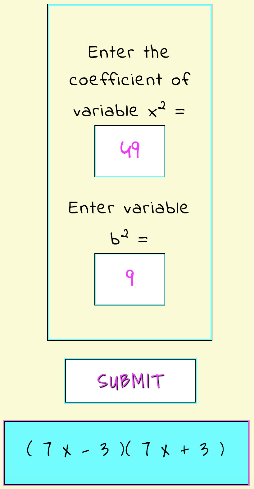 factoring-the-difference-of-two-squares